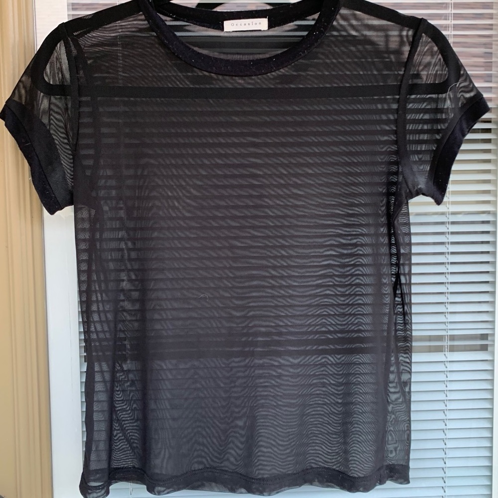 Black Mesh t-shirt